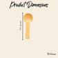 Bamboo Spoon | Circle Scoop