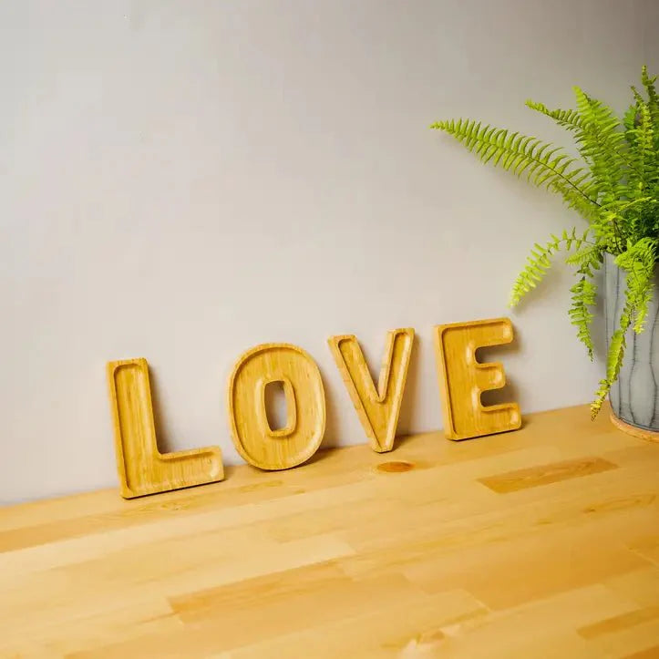 Bamboo L.O.V.E. Trays - Chickadees Wooden Toys