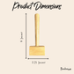 Bamboo Toy Hammer