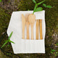 Bamboo Travel Cutlery & Cotton Pouch Set - Chickadees Wooden Toys