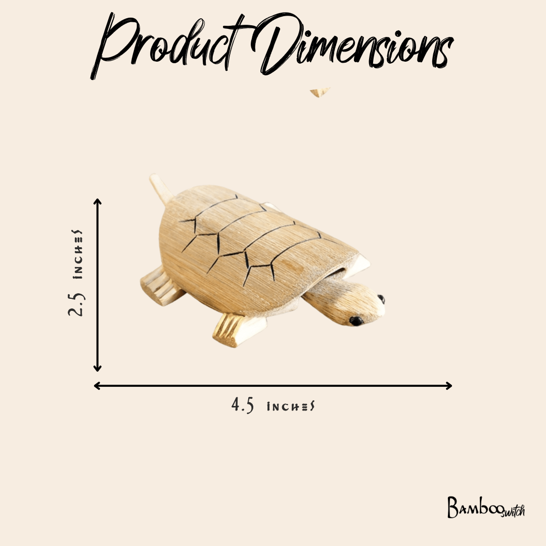 Bamboo Turtle - Chickadees Wooden Toys