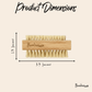 Bamboo Vegan Nail Brush | Sisal Bristles - Chickadees Wooden Toys