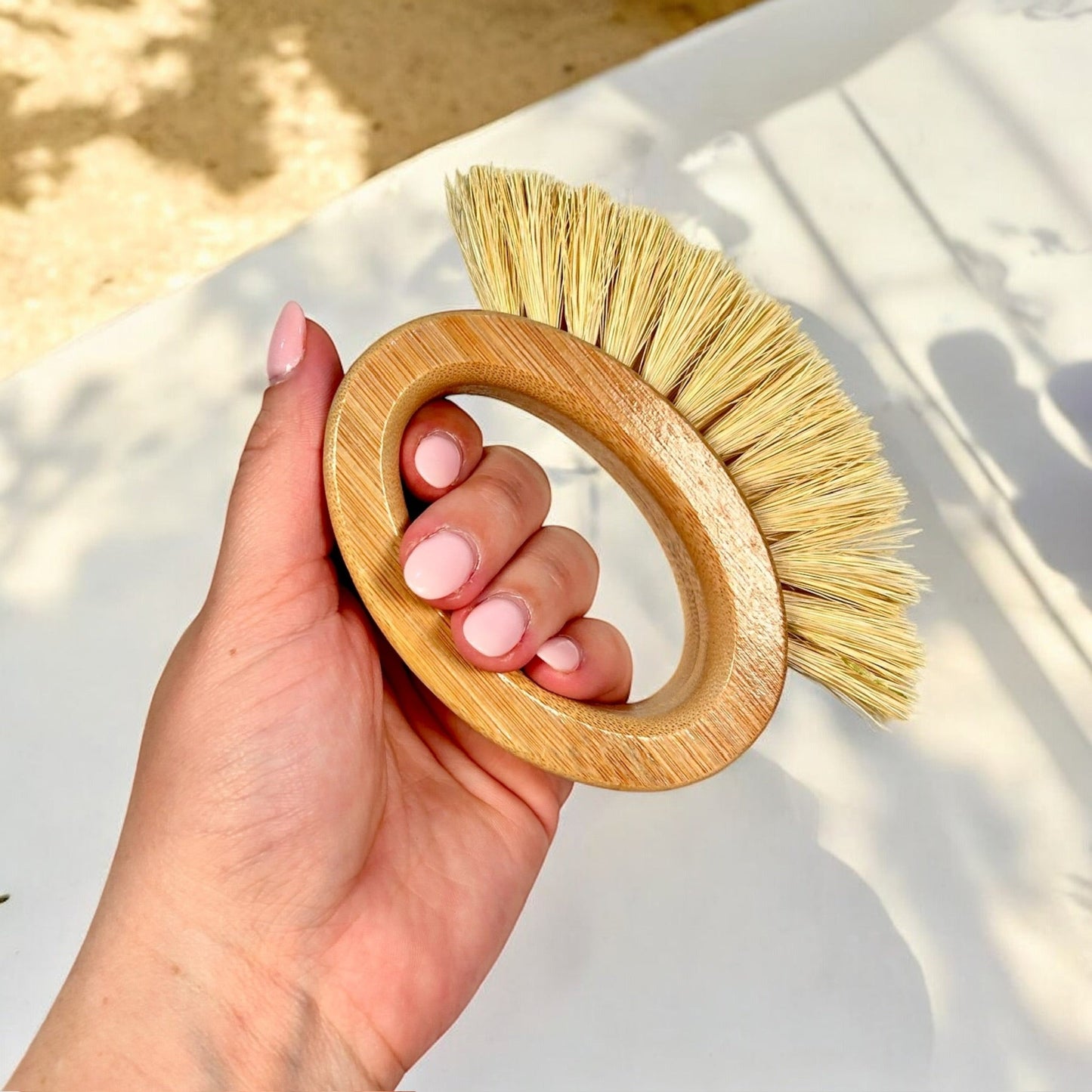 Bamboo Veggie Cleaning Brush | Oval