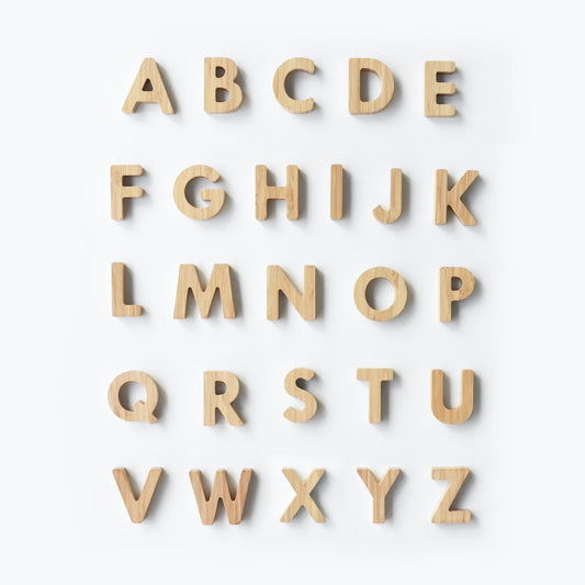 Bamboo Alphabet - Chickadees Wooden Toys