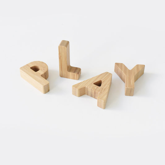 Bamboo Alphabet - Chickadees Wooden Toys