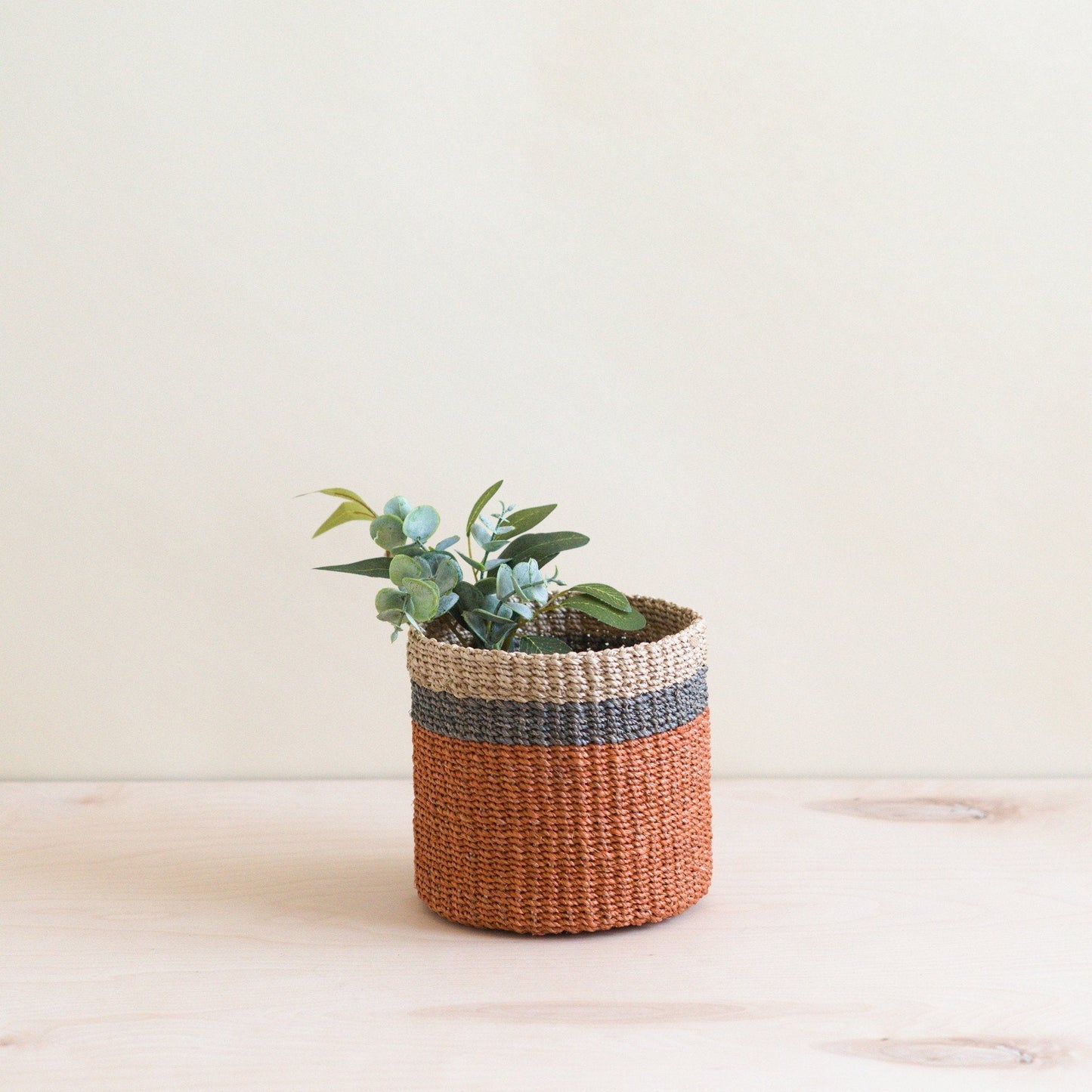 Coral Tabletop Mini Basket - Handwoven Baskets | LIKHÂ