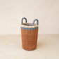 Coral Wicker Basket Vase - Decorative Basket | LIKHÂ