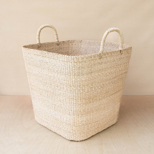 Large Square Wicker Basket - Woven Basket | LIKHÂ