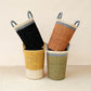 Mustard Tall Woven Basket Vase - Wicker Basket | LIKHÂ