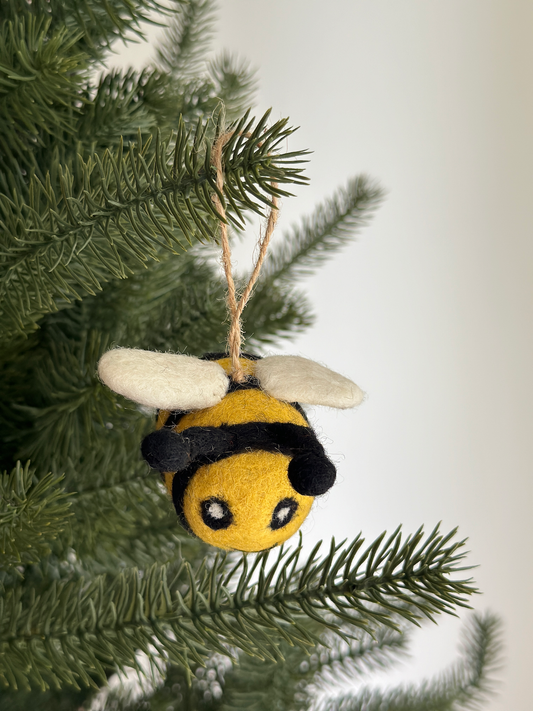 Bee Ornament - Chickadees Wooden Toys