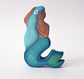 Wooden Mermaid Figure