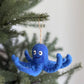 Blue Octopus Ornament