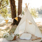 Tiny Land® Teepee Tent for Kids with Mat – Indoor Play Tent with Floor Mat