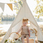 Tiny Land® Teepee Tent for Kids with Mat – Indoor Play Tent with Floor Mat