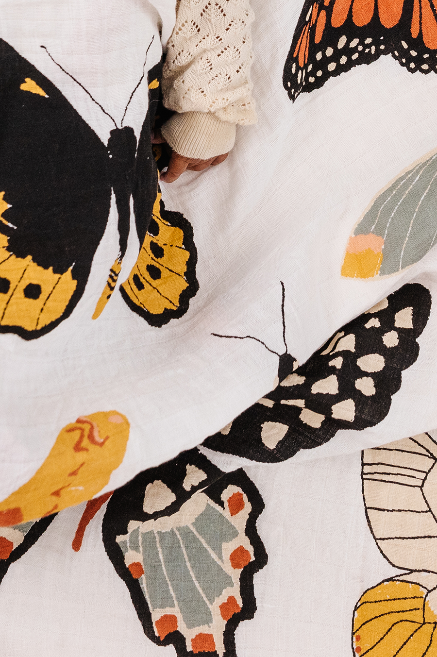Butterfly Collector Swaddle - Chickadees Wooden Toys