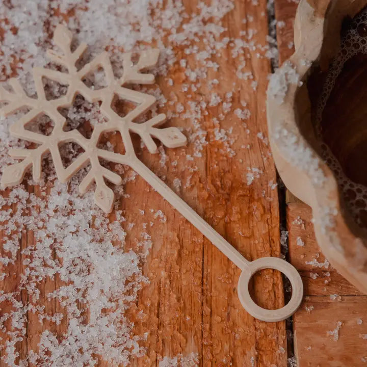 Snowflake Eco Mould & Bubble Wand