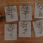 Flower Eco Stamp Set