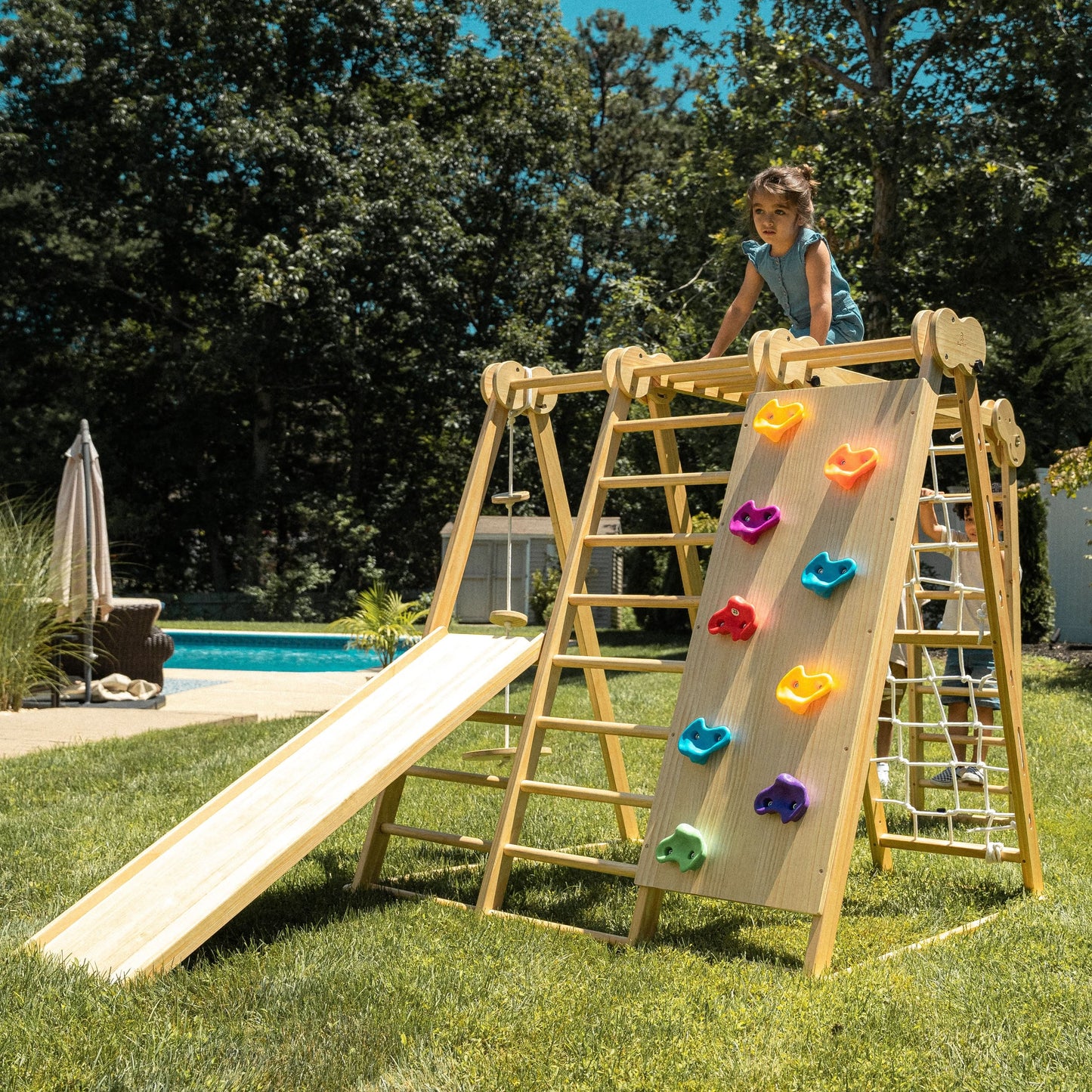 Chestnut - 8-in-1 Jungle Gym for Toddlers