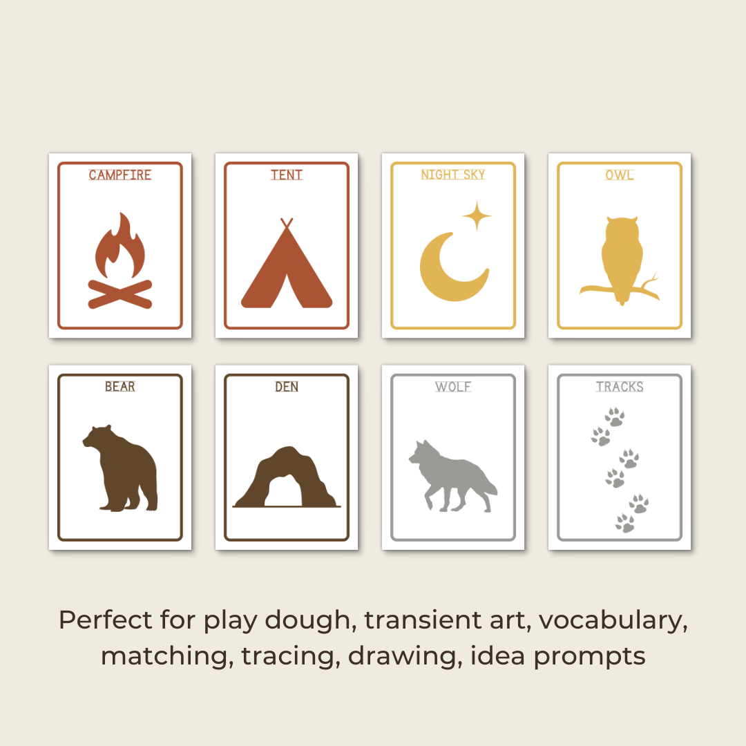 Autumn 🍂 Objects- Preschool Activity Pages - Chickadees Wooden Toys