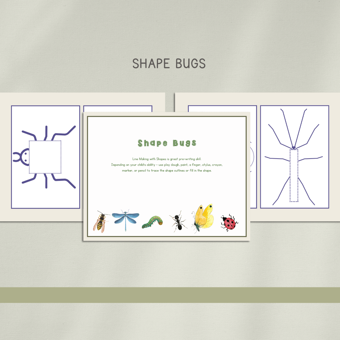 Bugs Preschool Activity Pages