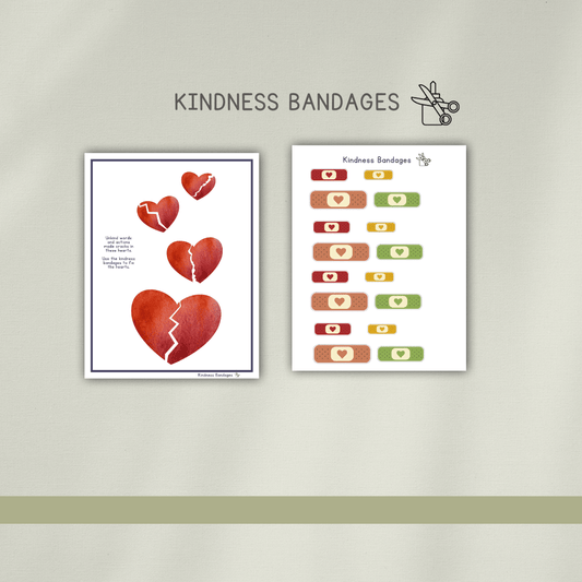 Kindness Grows Activity Pages - Chickadees Wooden Toys