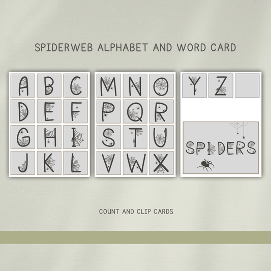 Spider Activity Pages - Chickadees Wooden Toys