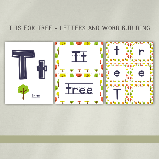 Tree Through the Seasons Preschool Activity Pages - Chickadees Wooden Toys