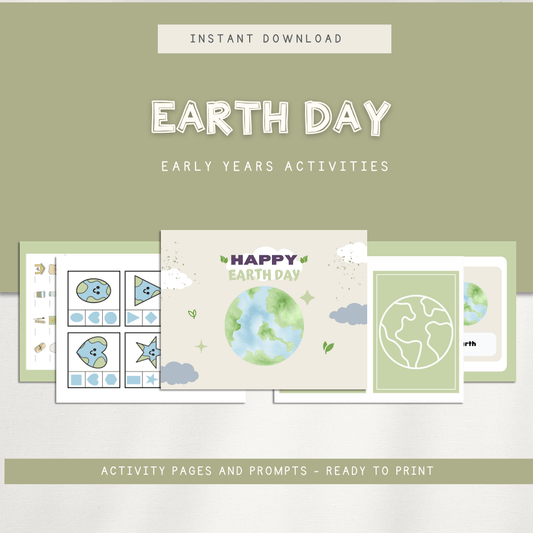 Earth Day Activities - Digital Download - Chickadees Wooden Toys