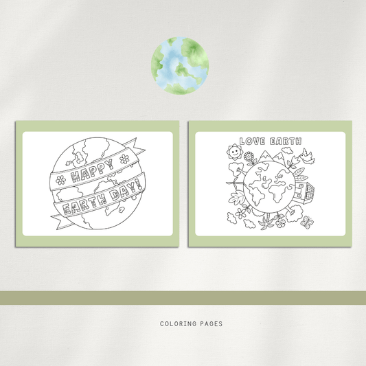 Earth Day Activities - Digital Download - Chickadees Wooden Toys