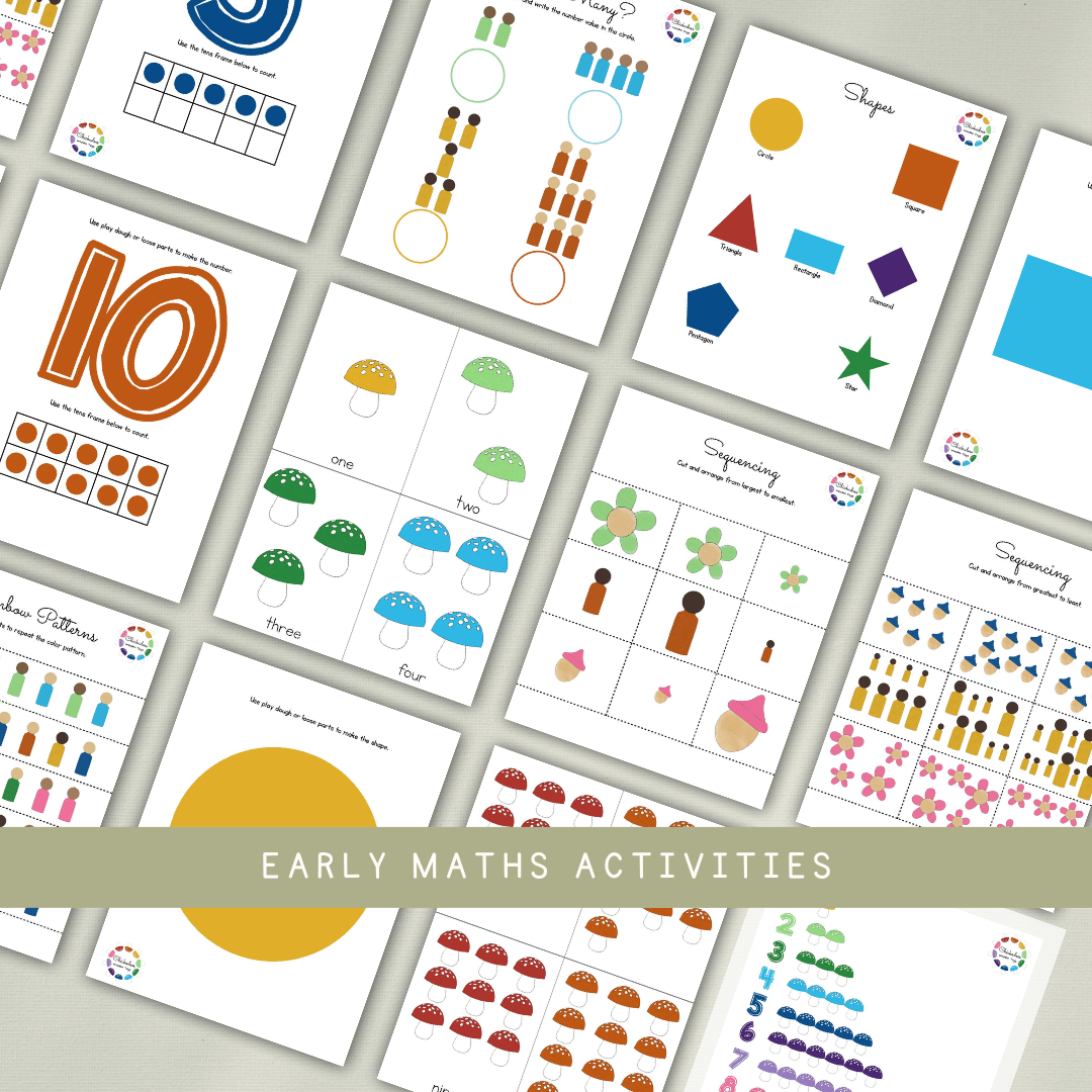 Chickadees Preschool Activity Pack - 118 Page INSTANT DOWNLOAD