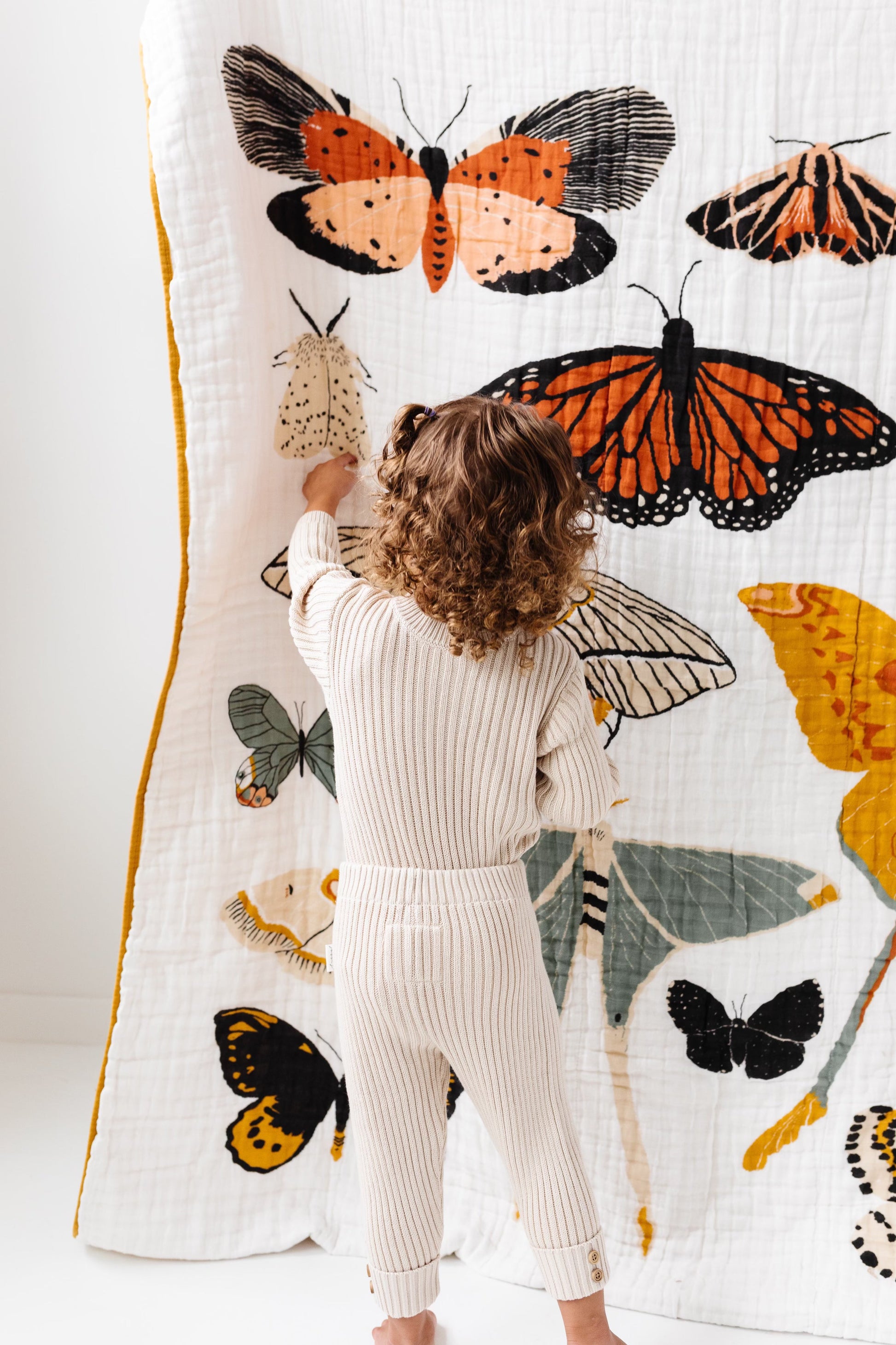 Butterfly Collector Throw Blanket - Chickadees Wooden Toys