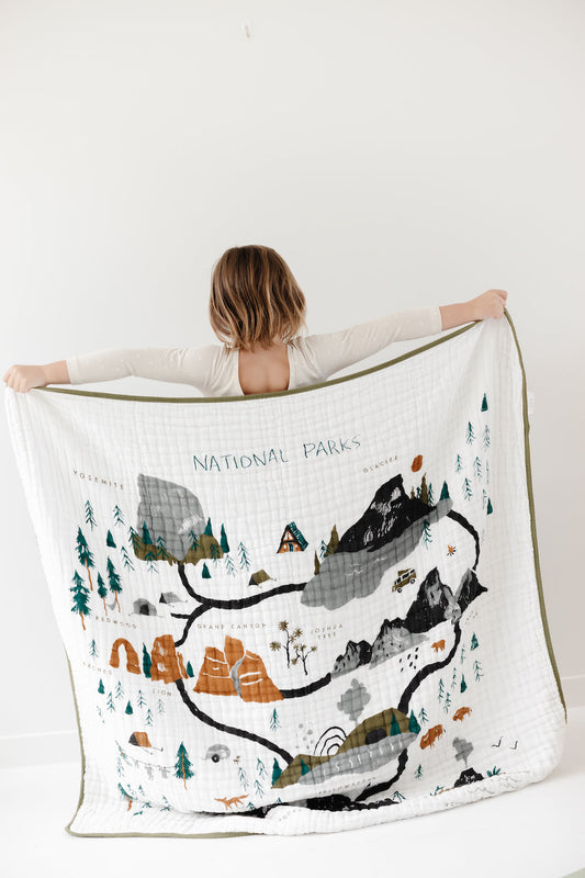 National Parks Quilt - Chickadees Wooden Toys