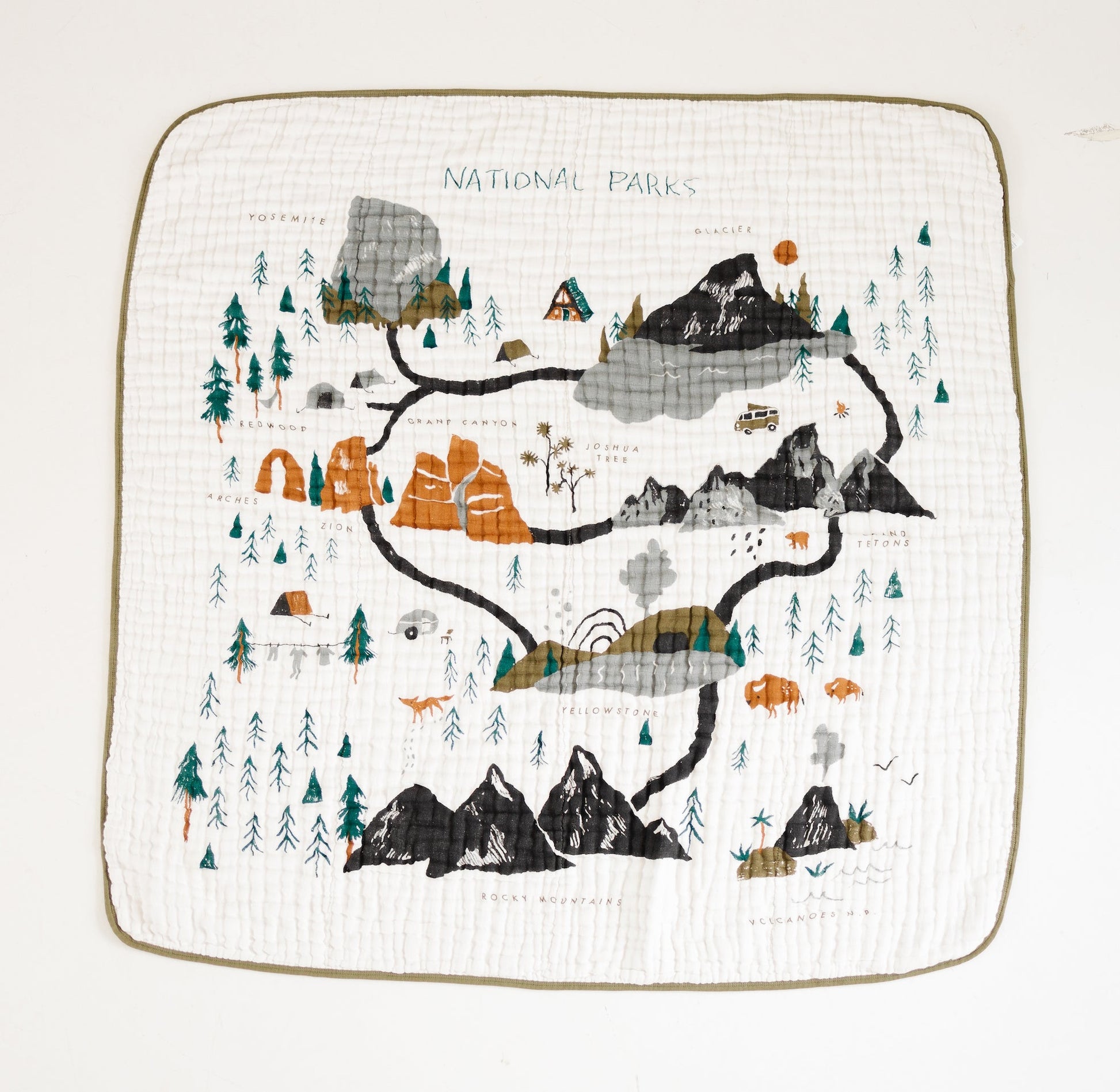 National Parks Quilt - Chickadees Wooden Toys