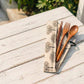 Coconut Flatware Travel Set - Chickadees Wooden Toys