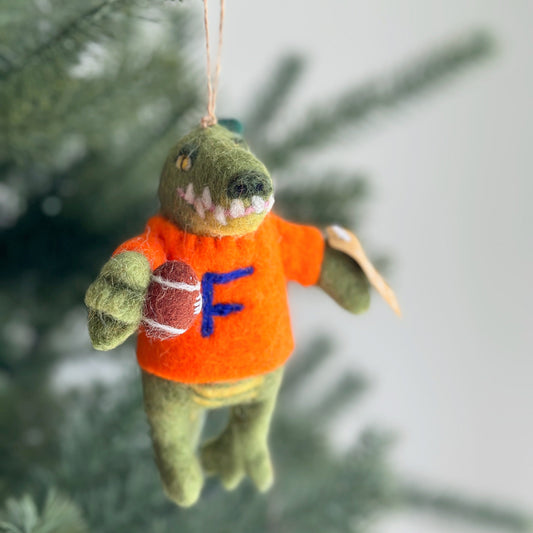College Football Collection - Florida Gator Ornament - Chickadees Wooden Toys