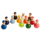Wooden Peg Dolls - set of 12