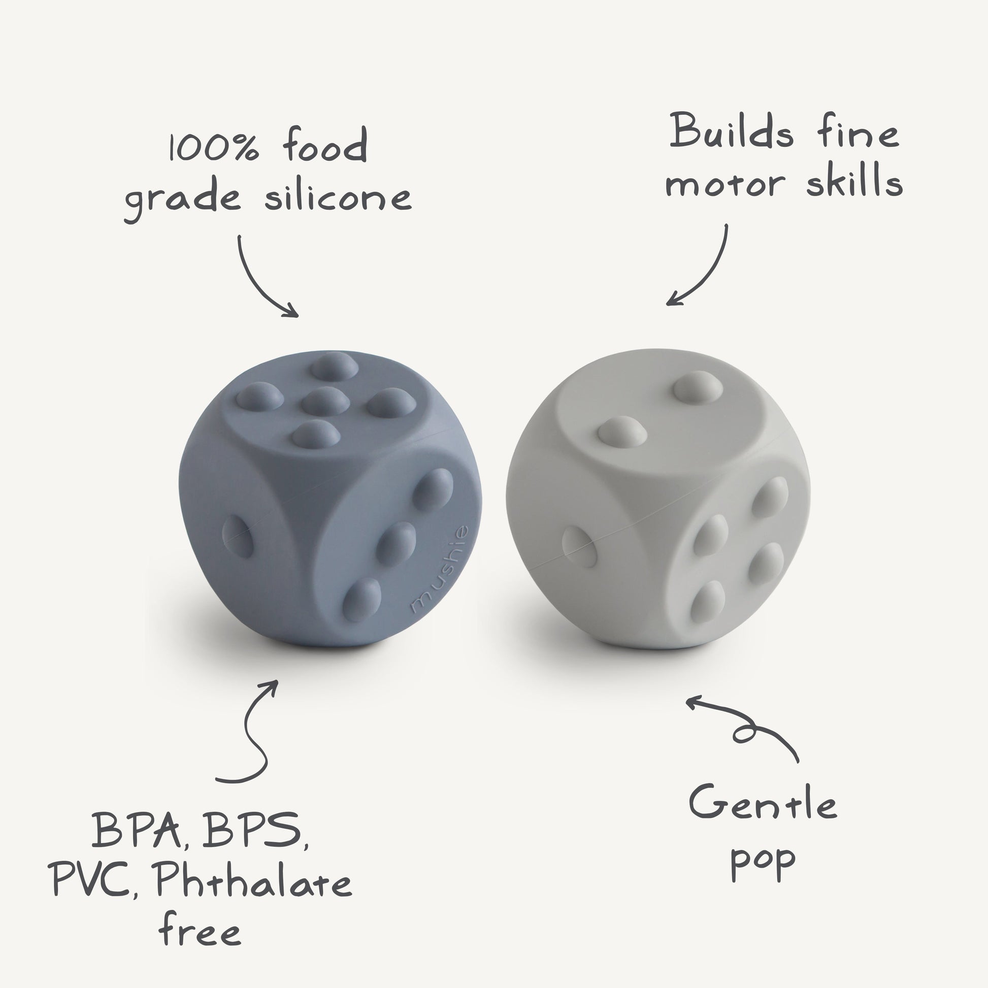 Dice Press Toy - Chickadees Wooden Toys