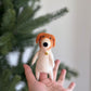 Dog with Bell Collar Finger Puppet