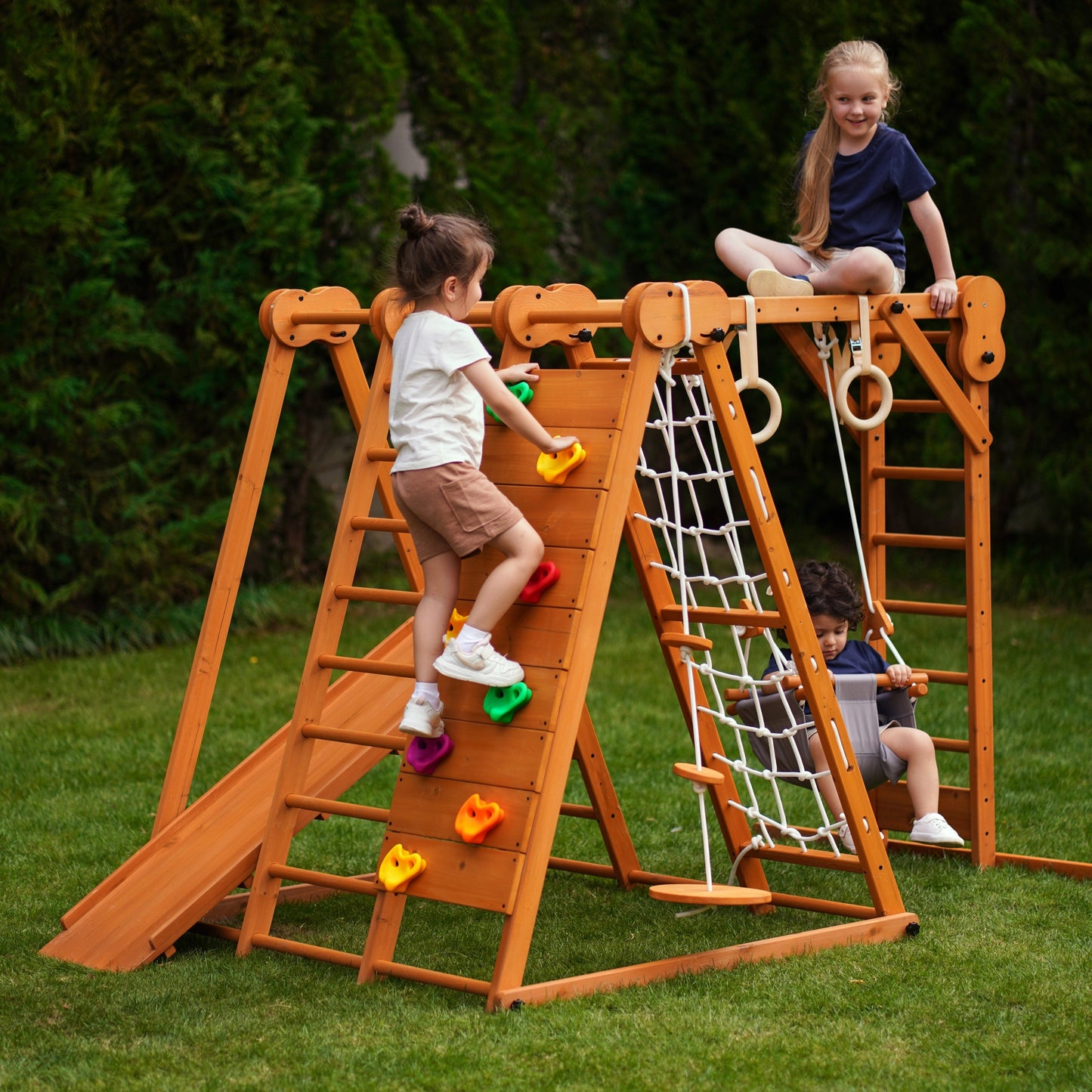 Chestnut - 8-in-1 Jungle Gym for Toddlers