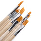 Paintbrush Set in Canvas Bag – 8 Assorted Sizes