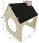 Evergreen- Children's Playhouse with Chalkboard Roof