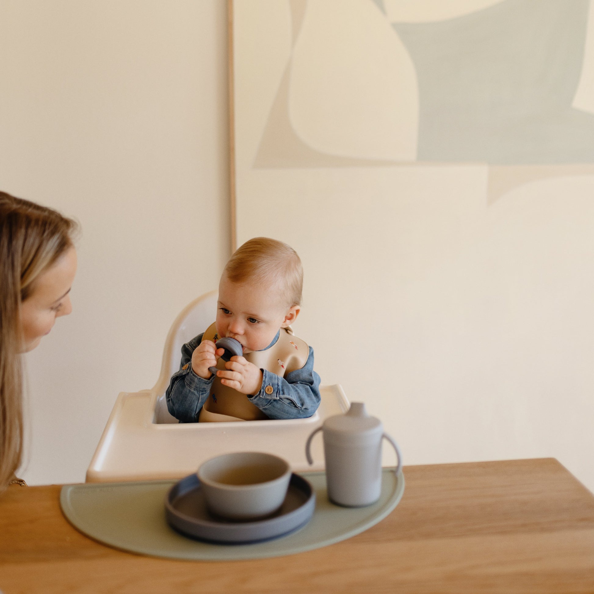 Silicone Placemat - Chickadees Wooden Toys