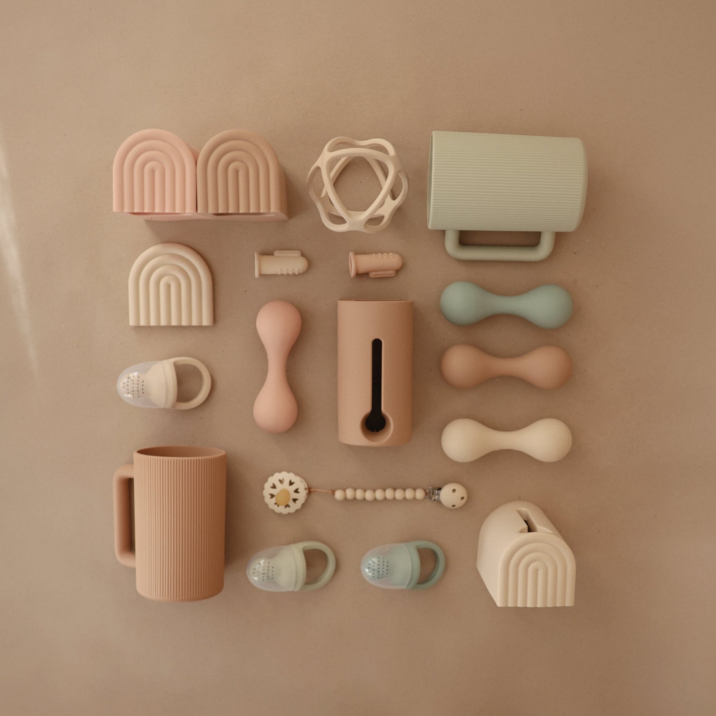 Silicone Baby Rattle Toy - Chickadees Wooden Toys