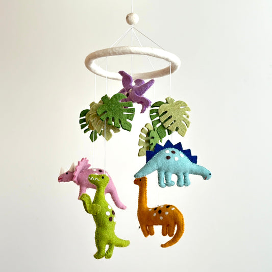 Felt Baby Mobile - Jurassic Dinosaur - Chickadees Wooden Toys