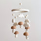 Felt Baby Mobile - Smiley Mushroom