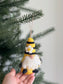 Felt Bumblebee Gnome Ornament