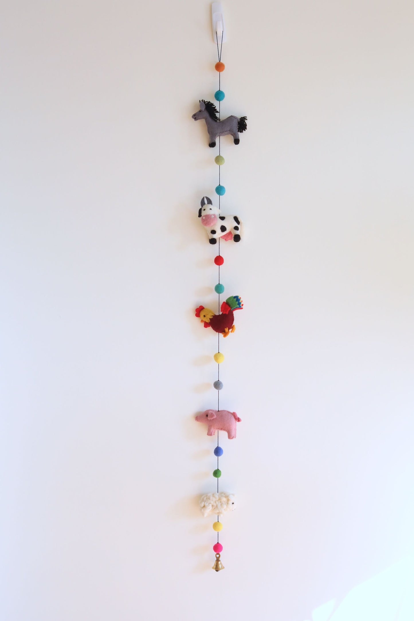 Felt Farml Animal Garland