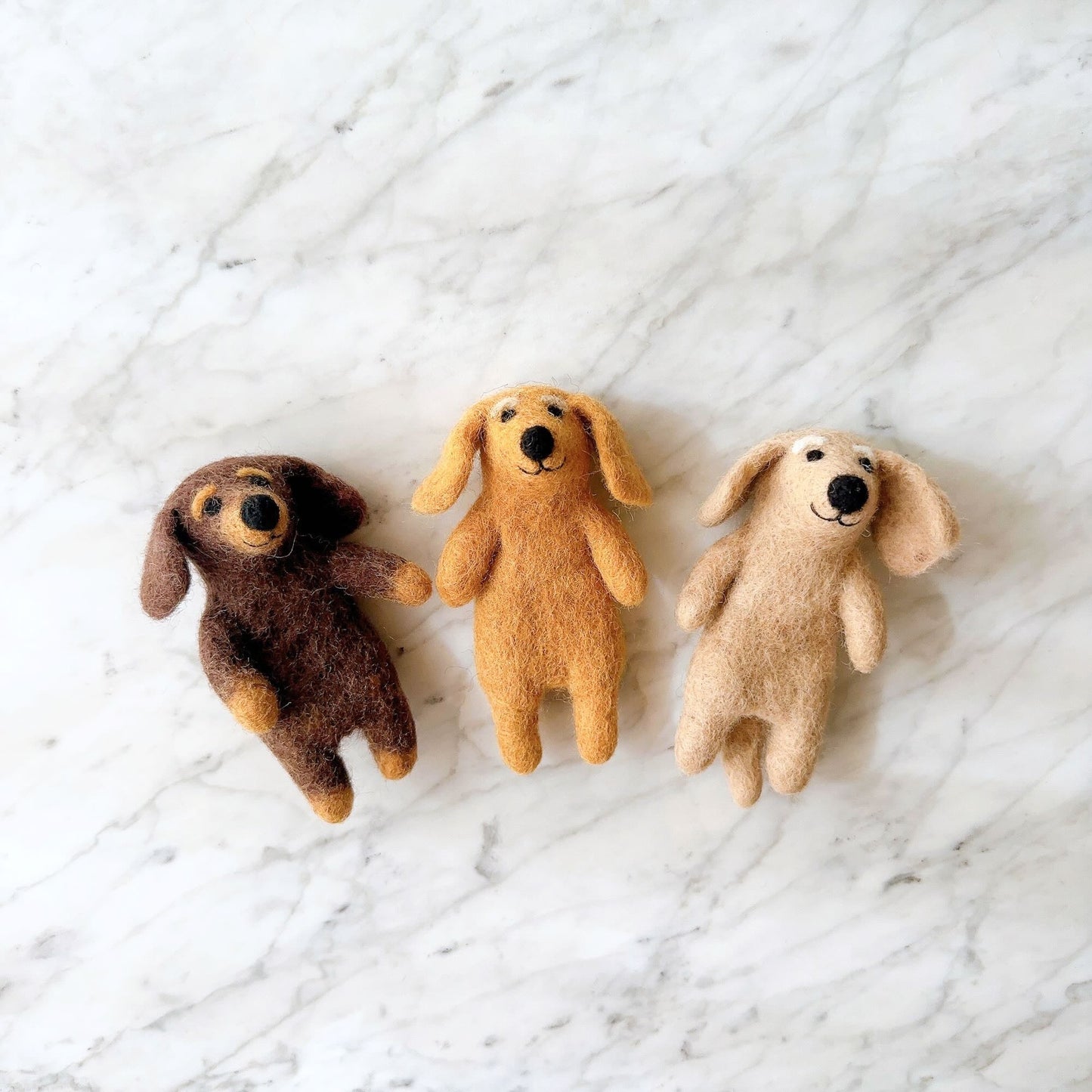 Felt Finger Puppet: Dachshund Dog