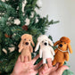 Felt Finger Puppet: Poodle Dog