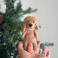 Felt Finger Puppet: Poodle Dog